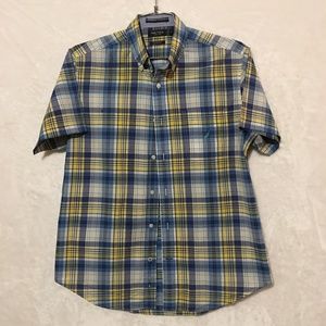 Nautica Striped Short Sleeve Button Down Shirt